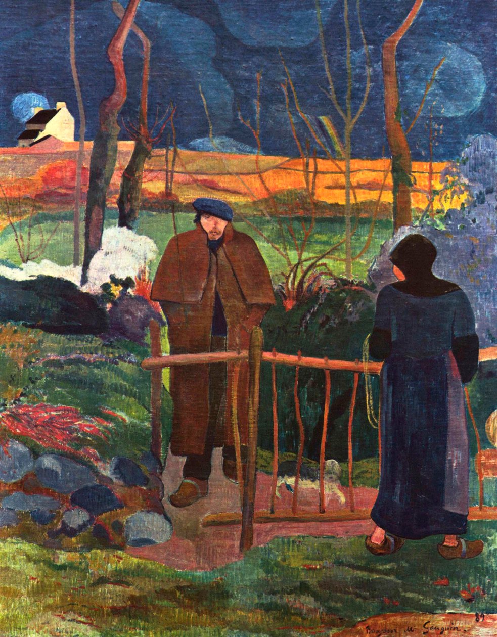 Hej Monsieur Gauguin, 1889. av Paul Gauguin