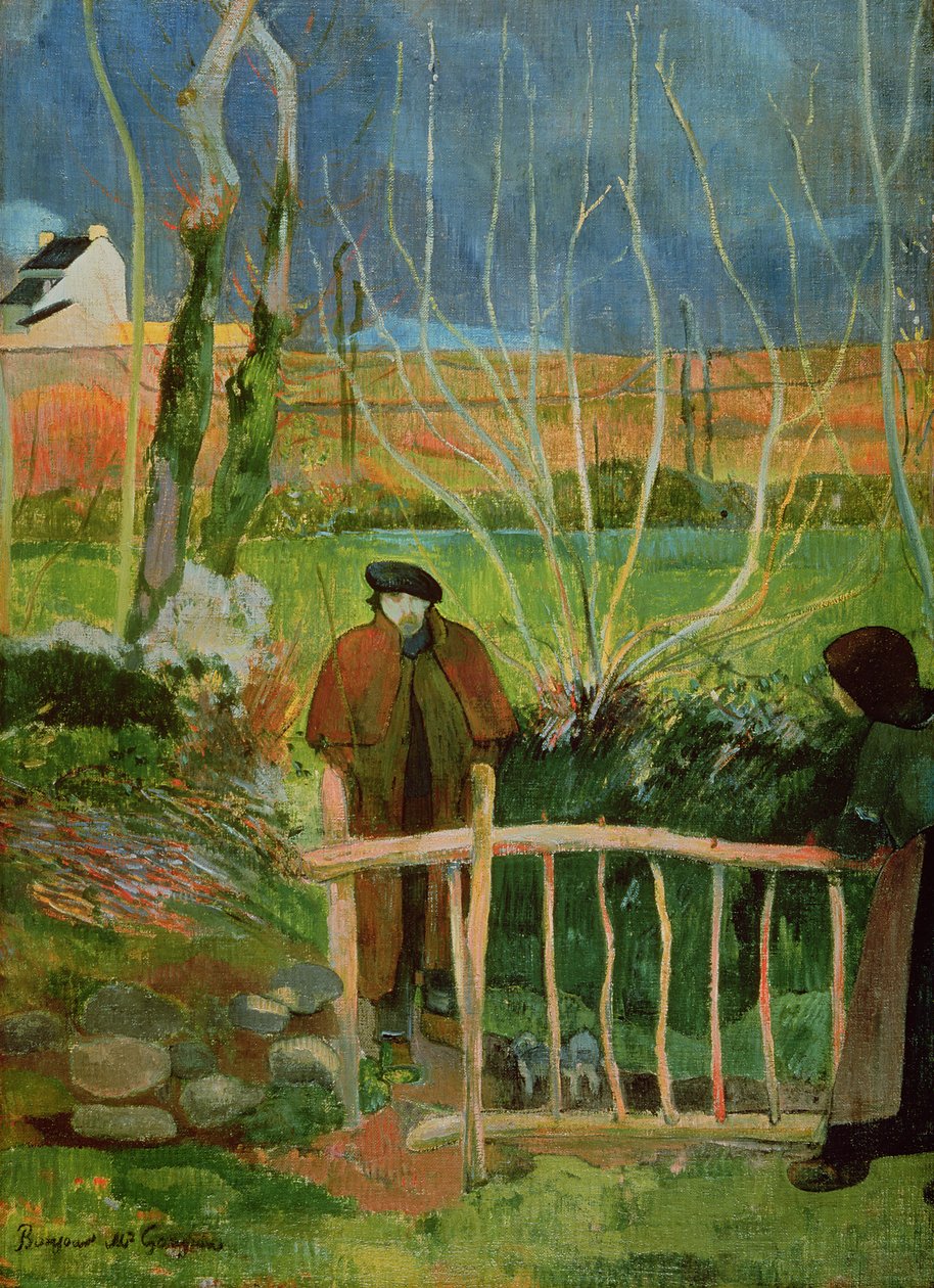 Hej Monsieur Gauguin, ca 1889 (olja på duk) av Paul Gauguin