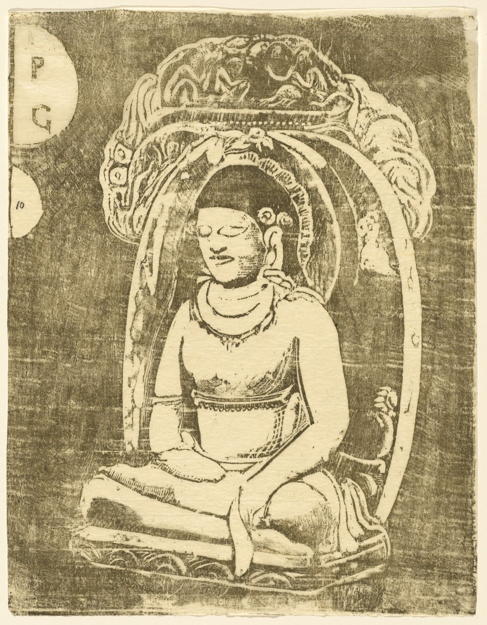 Bouddha Buddha, 1895 eller senare. av Paul Gauguin