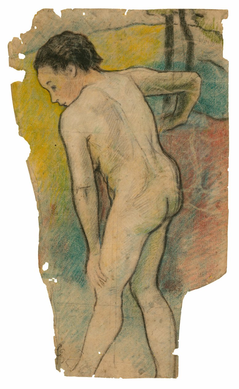 Breton badare av Paul Gauguin