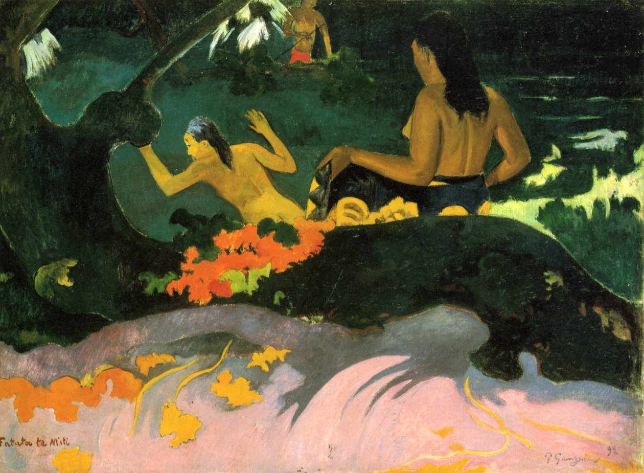 Vid havet av Paul Gauguin