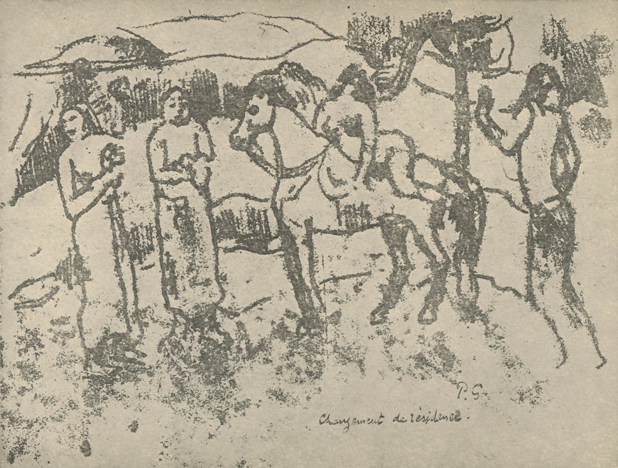 Byte av bostad, 1936 av Paul Gauguin