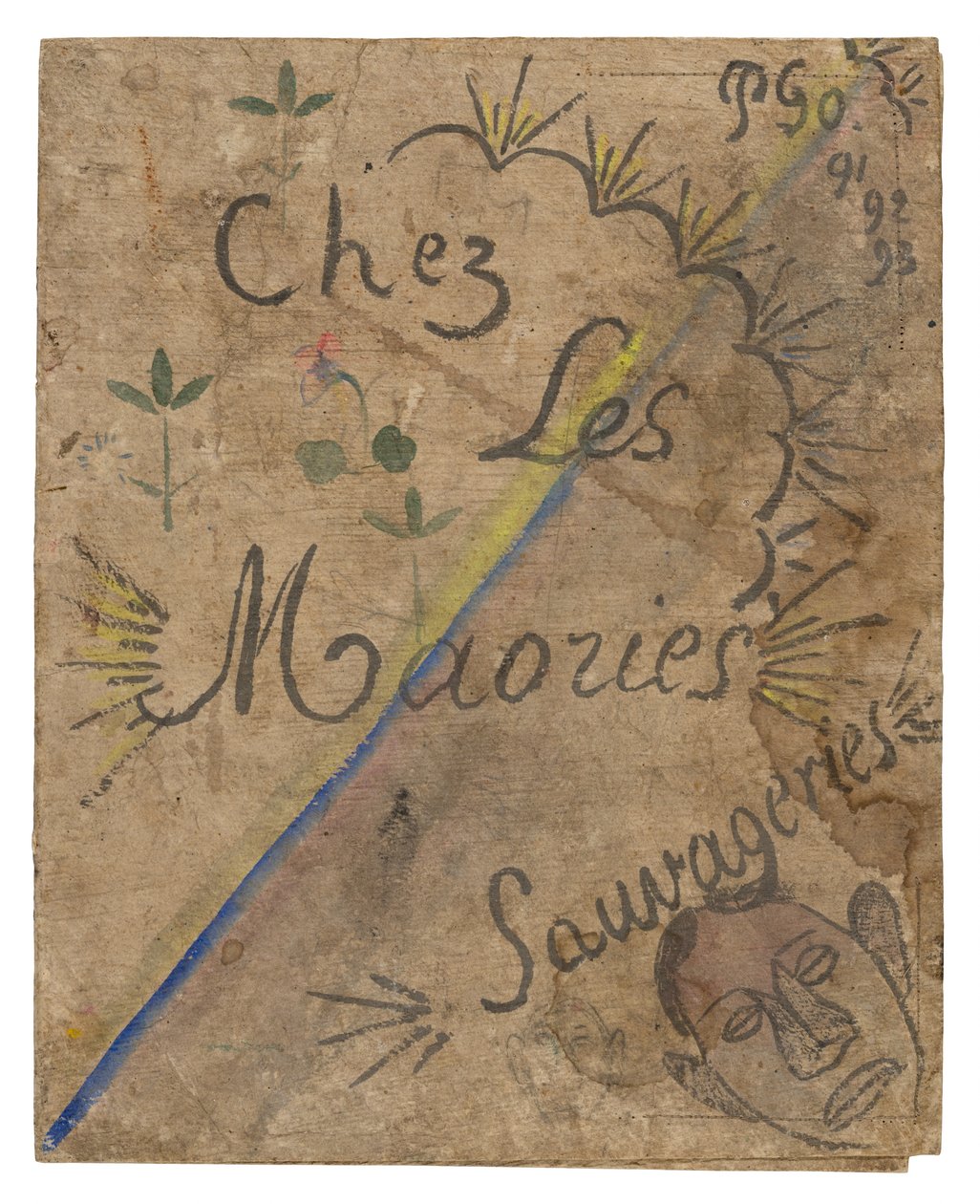 Chez les Maories: Sauvageries (Hemma hos maorierna: vilda saker) av Paul Gauguin