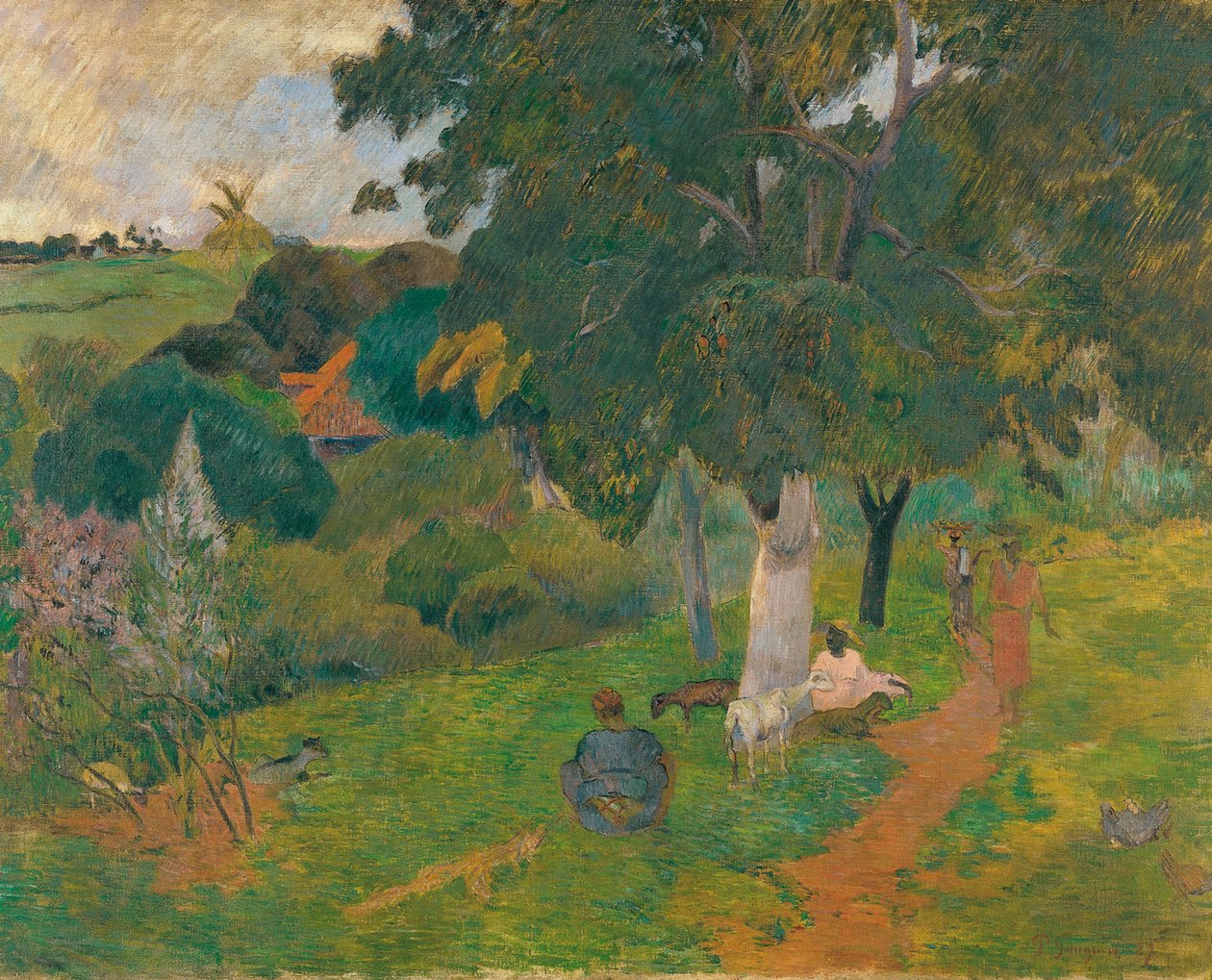 Kommer och går, Martinique, 1887 av Paul Gauguin