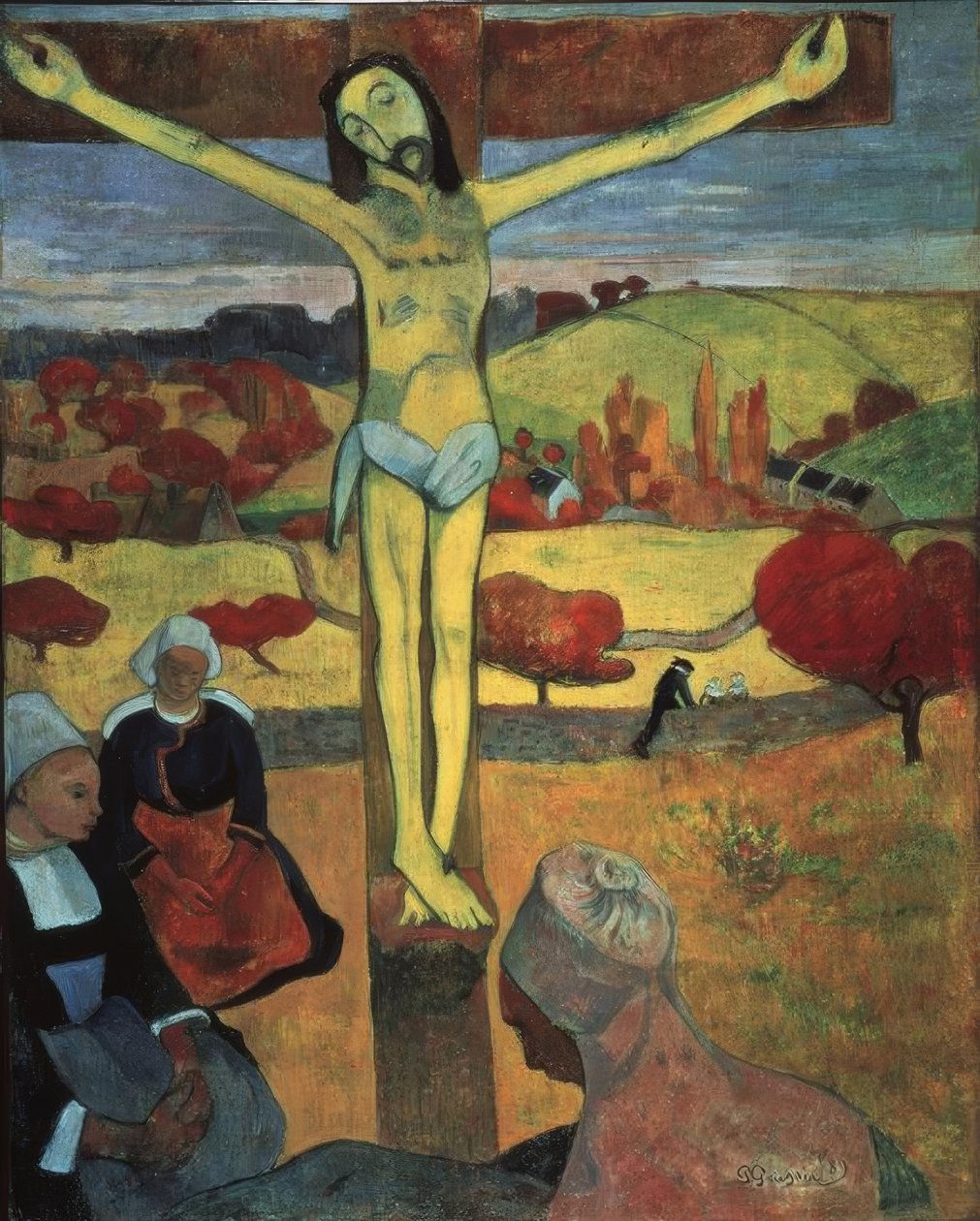 Yellow Christ / 1889 av Paul Gauguin