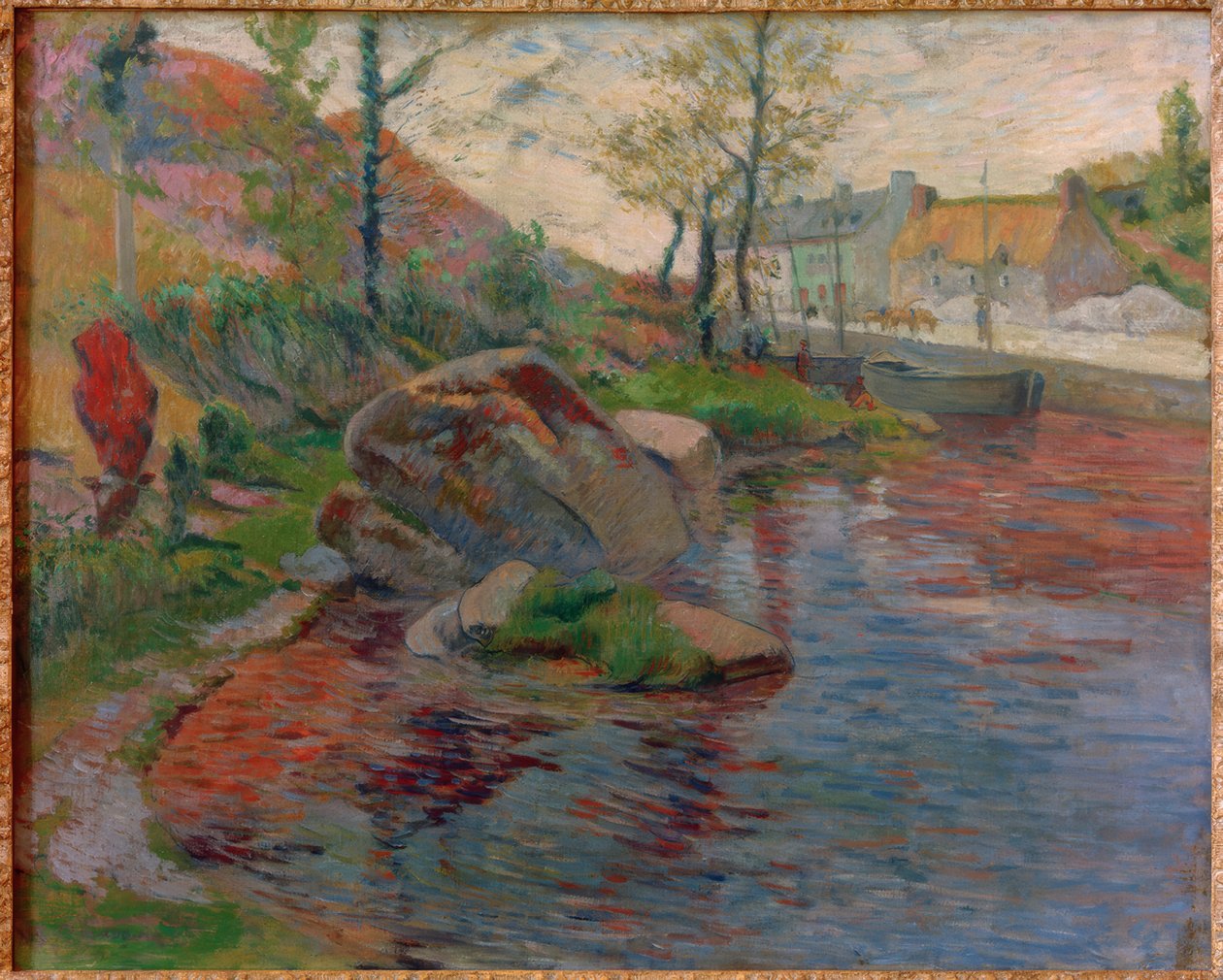 Hamnen i Pont-Aven av Paul Gauguin