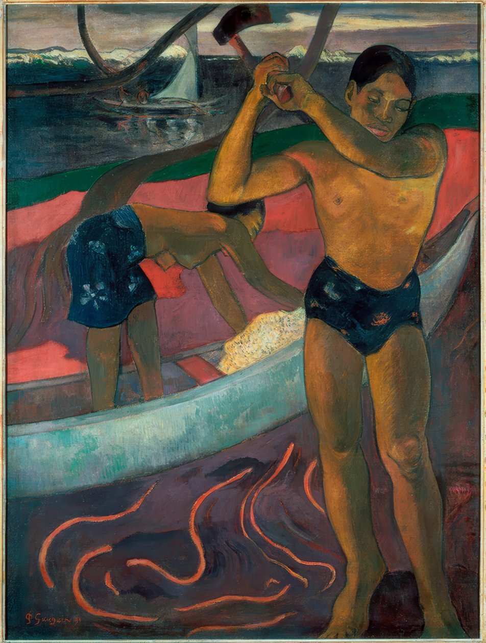 Vedhuggen från Pia av Paul Gauguin