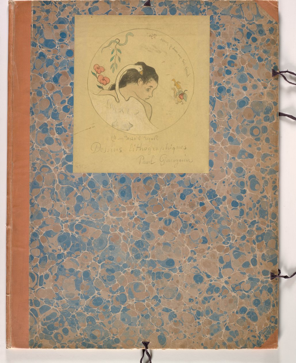 Design för en tallrik - Leda av Paul Gauguin