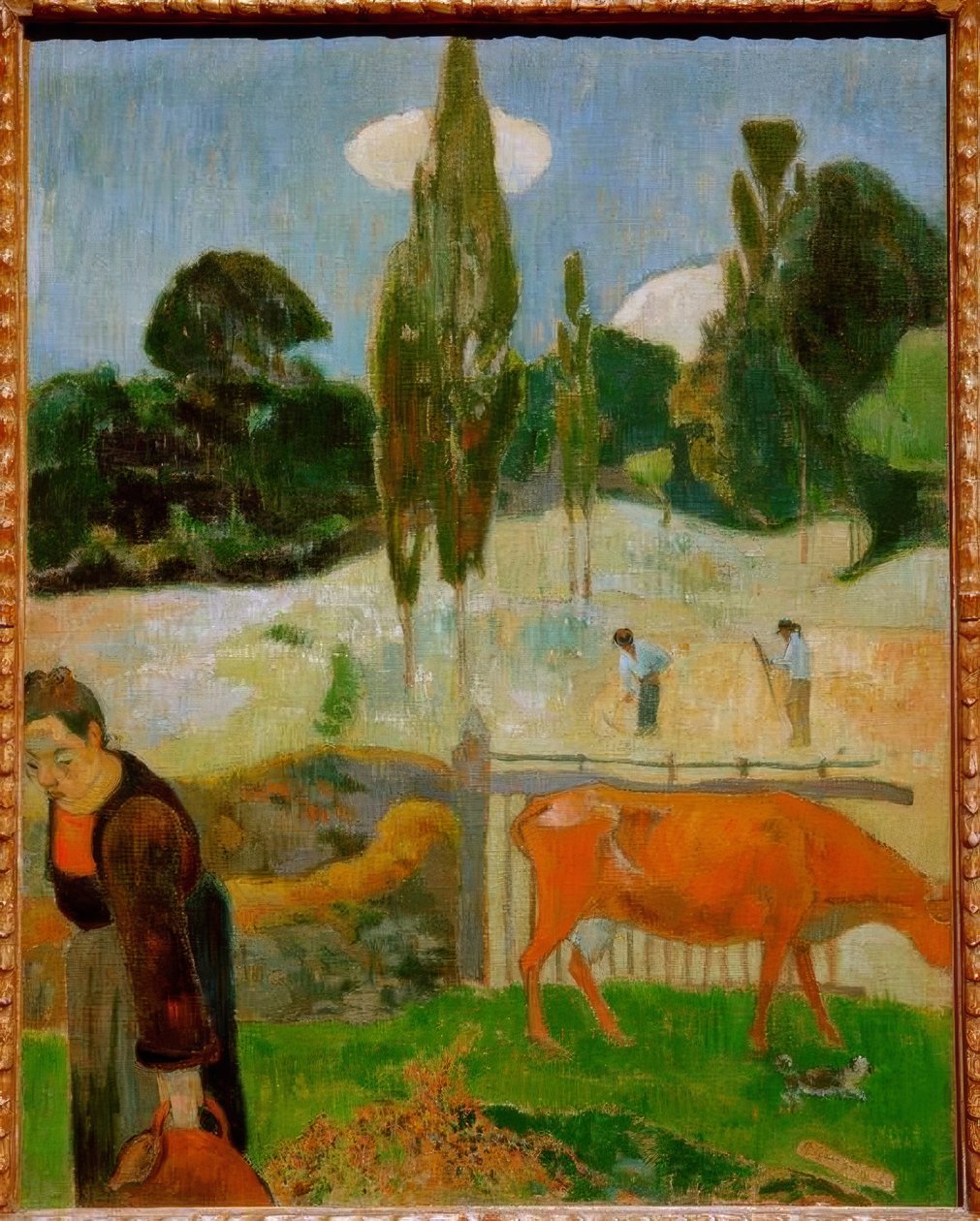 Den röda kon av Paul Gauguin