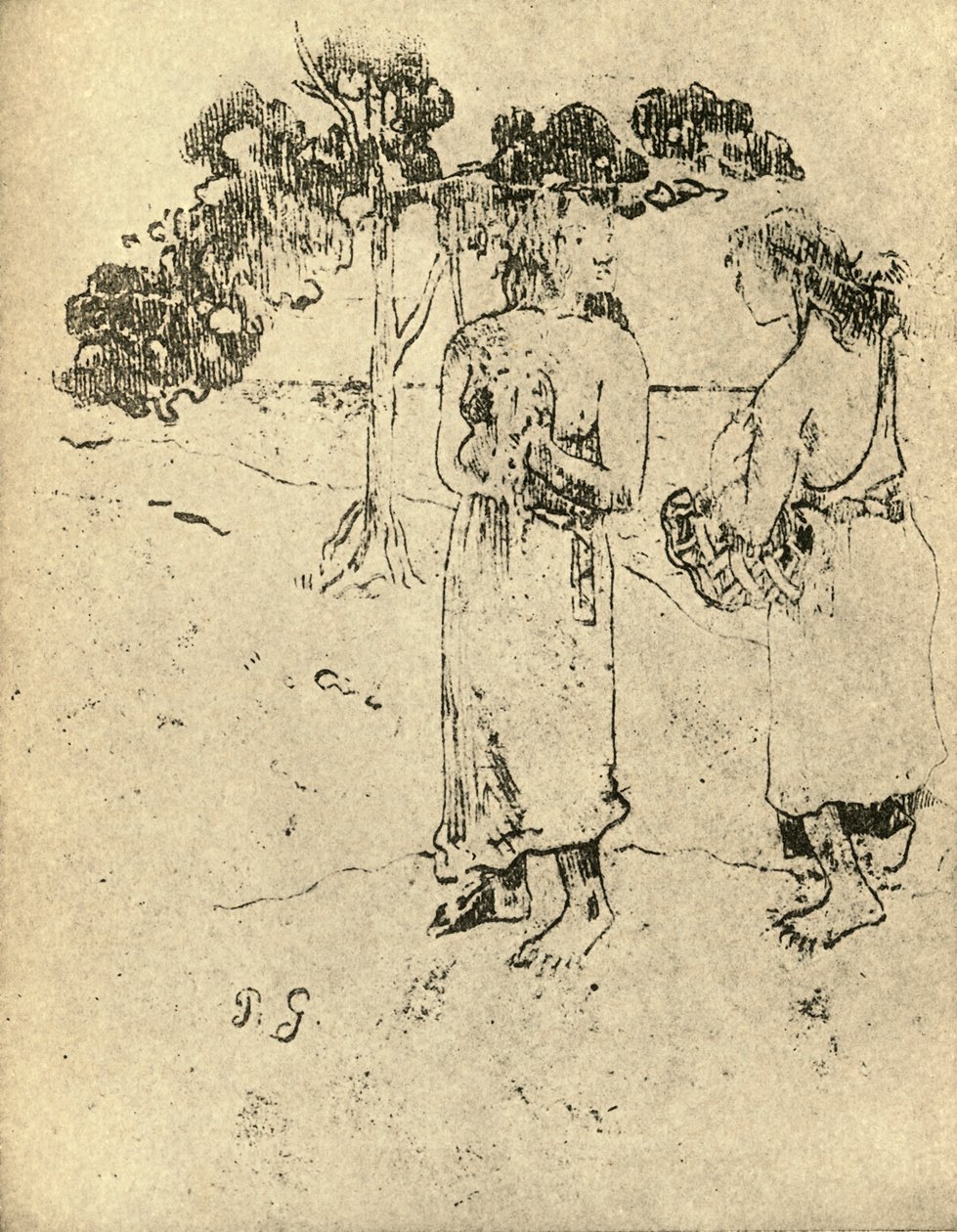 Teckning, 1936 av Paul Gauguin