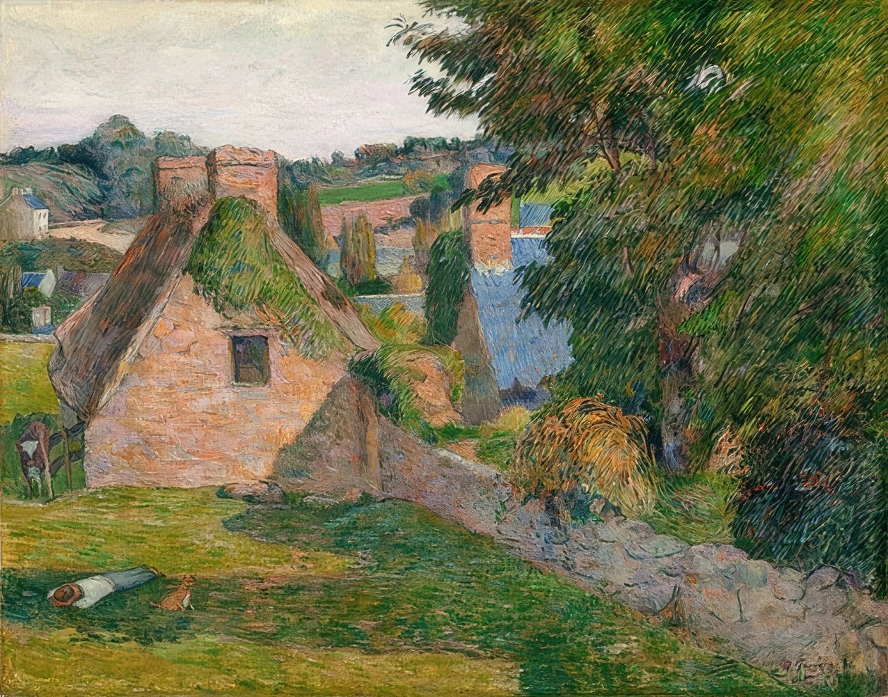 Fält vid Derout-Lollichon. 1886 av Paul Gauguin