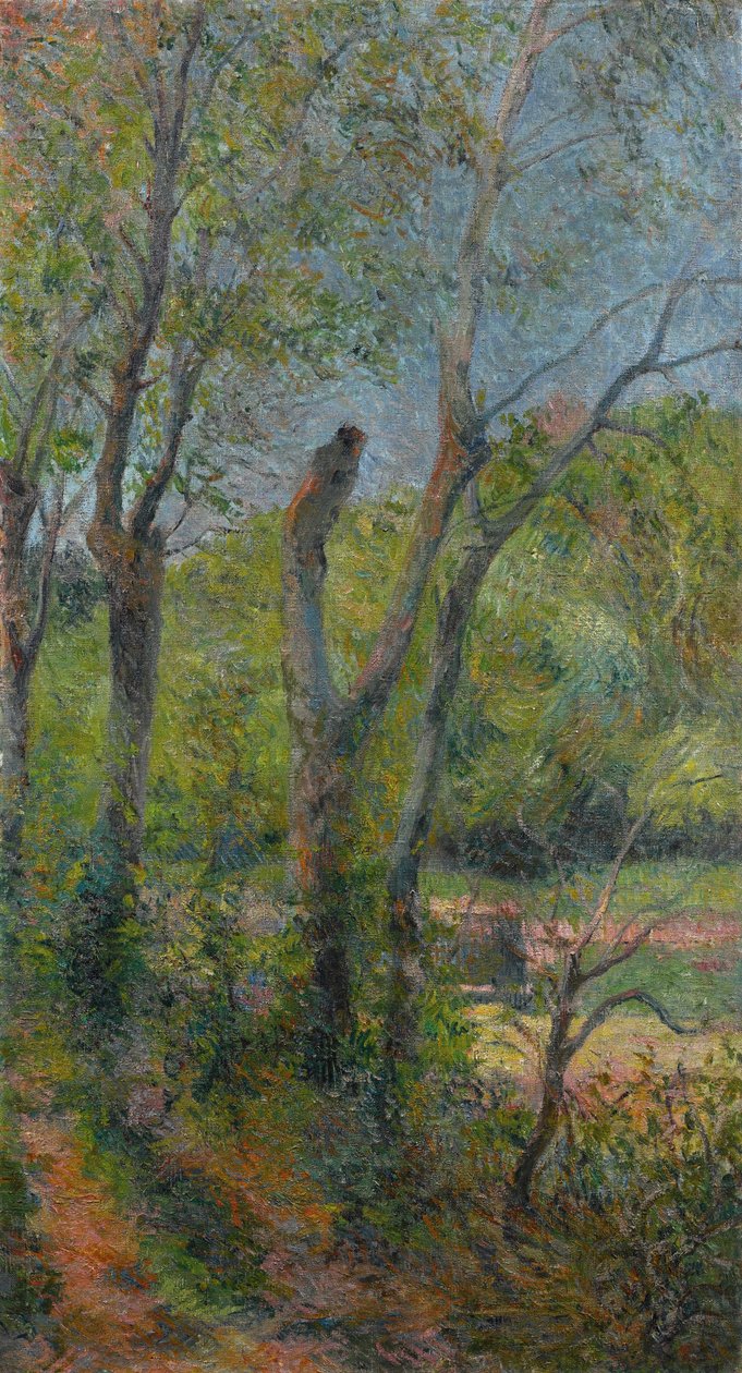 Franska:  Les Saules pilar av Paul Gauguin