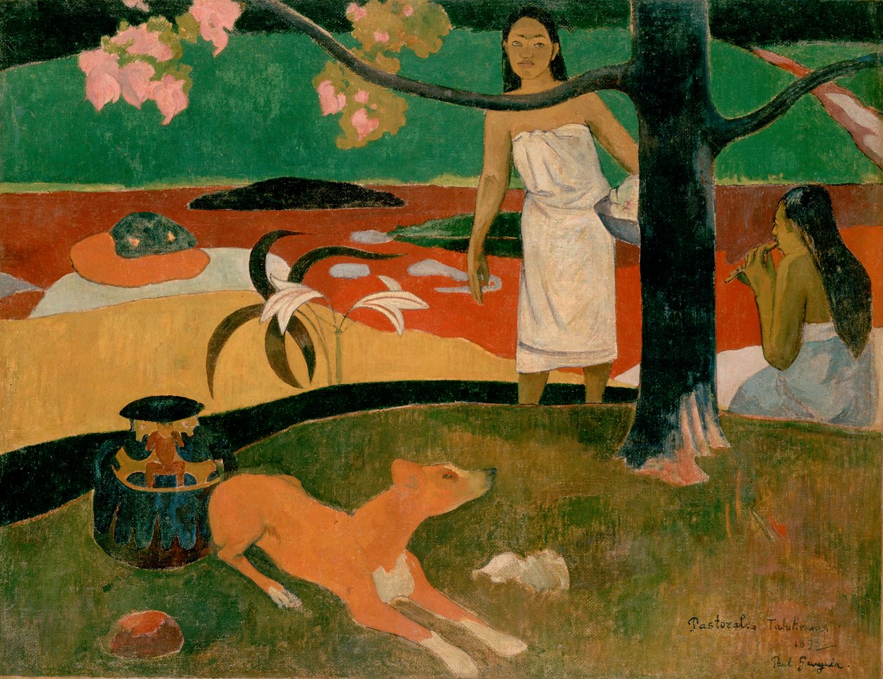 Franska: Pastorales Tahitiennes Pastorales tahitiennes av Paul Gauguin