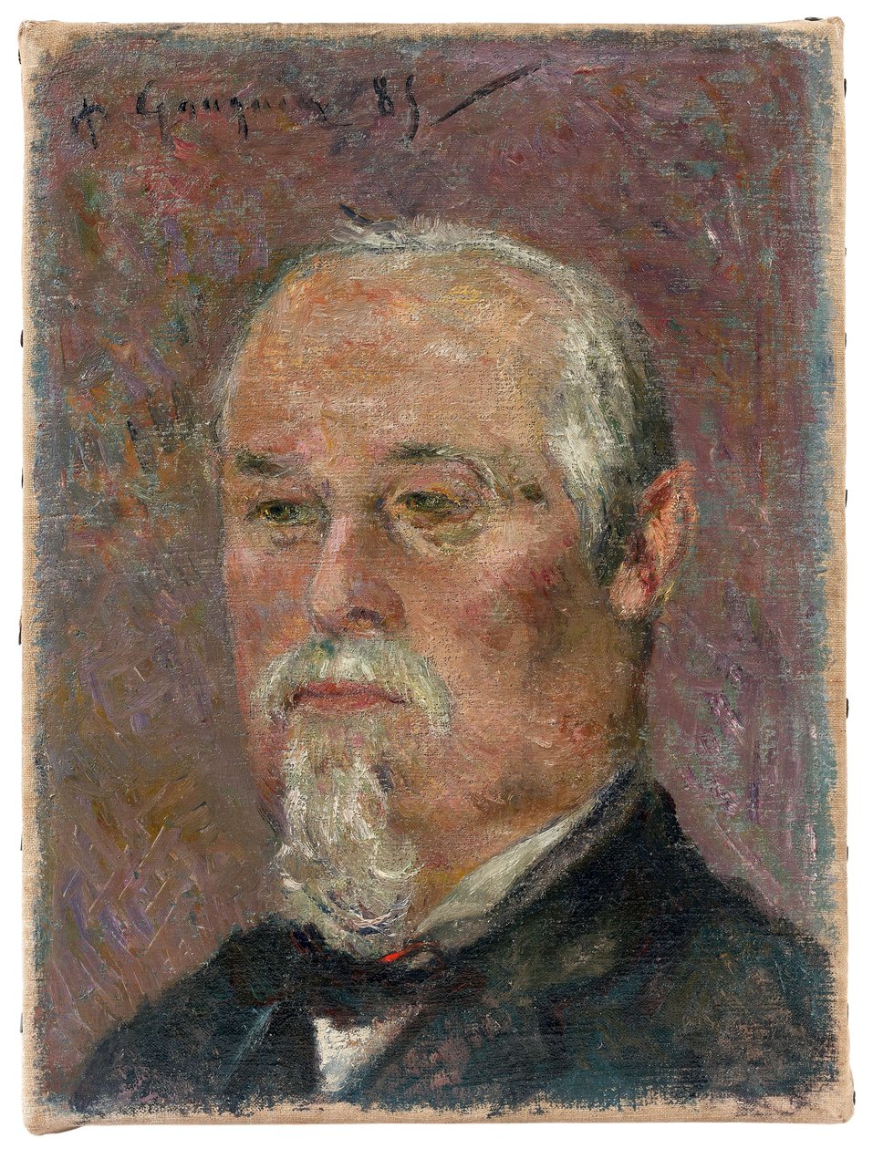 Franska:  Portrait de Philibert Favre Porträtt av Philibert Favre av Paul Gauguin