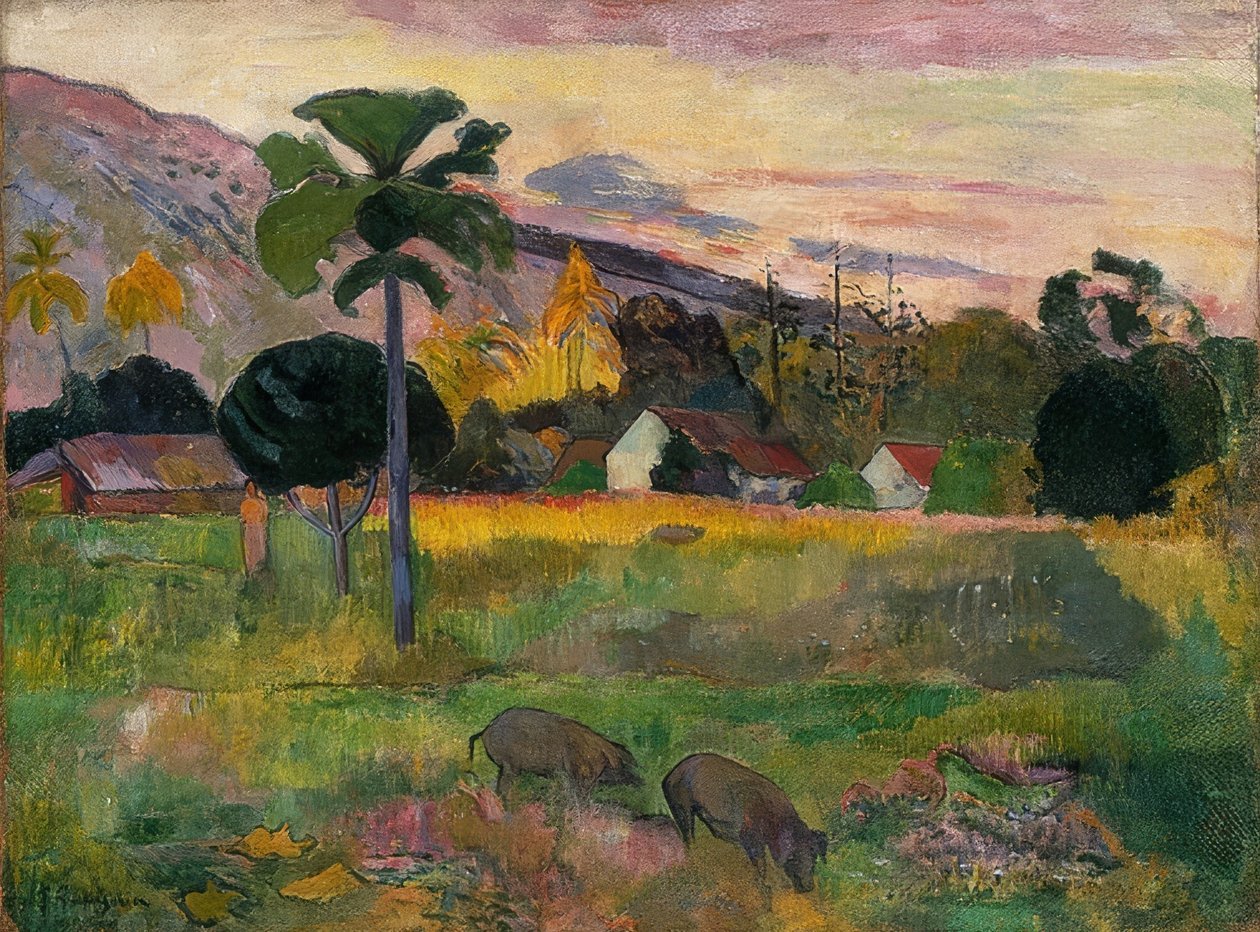 Kom (Komm henne). 1891 av Paul Gauguin
