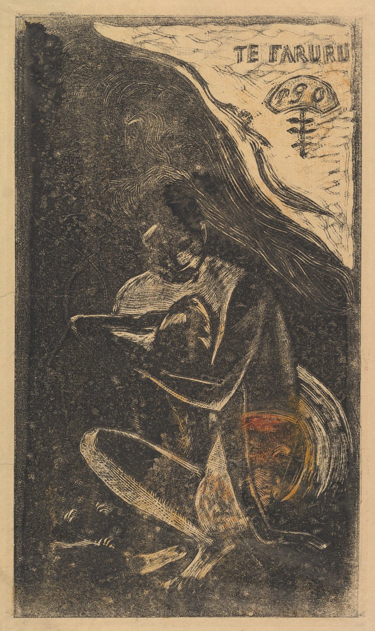 Here We Make Love Te Faruru, från Fragrance Noa Noa, 1893-94. av Paul Gauguin