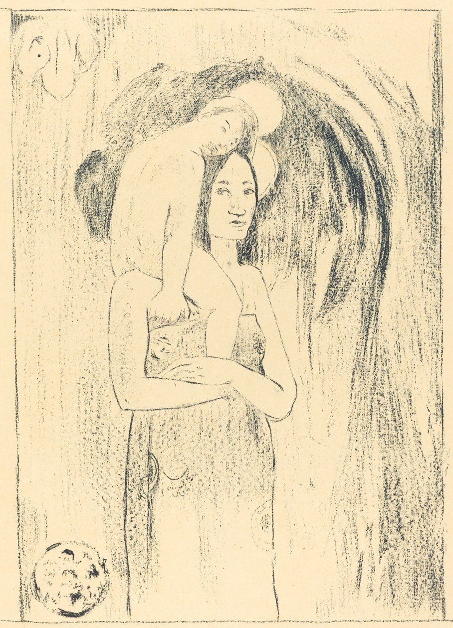 Ia Orana Maria Vi hälsar dig, Mary, ca. 1894. av Paul Gauguin