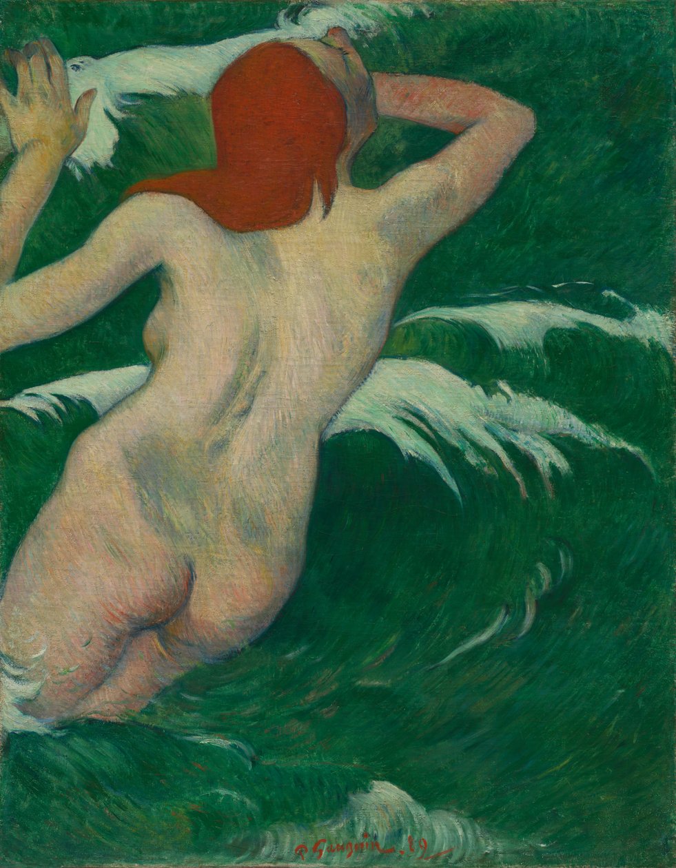 In the Waves In the Waves, 1889. av Paul Gauguin