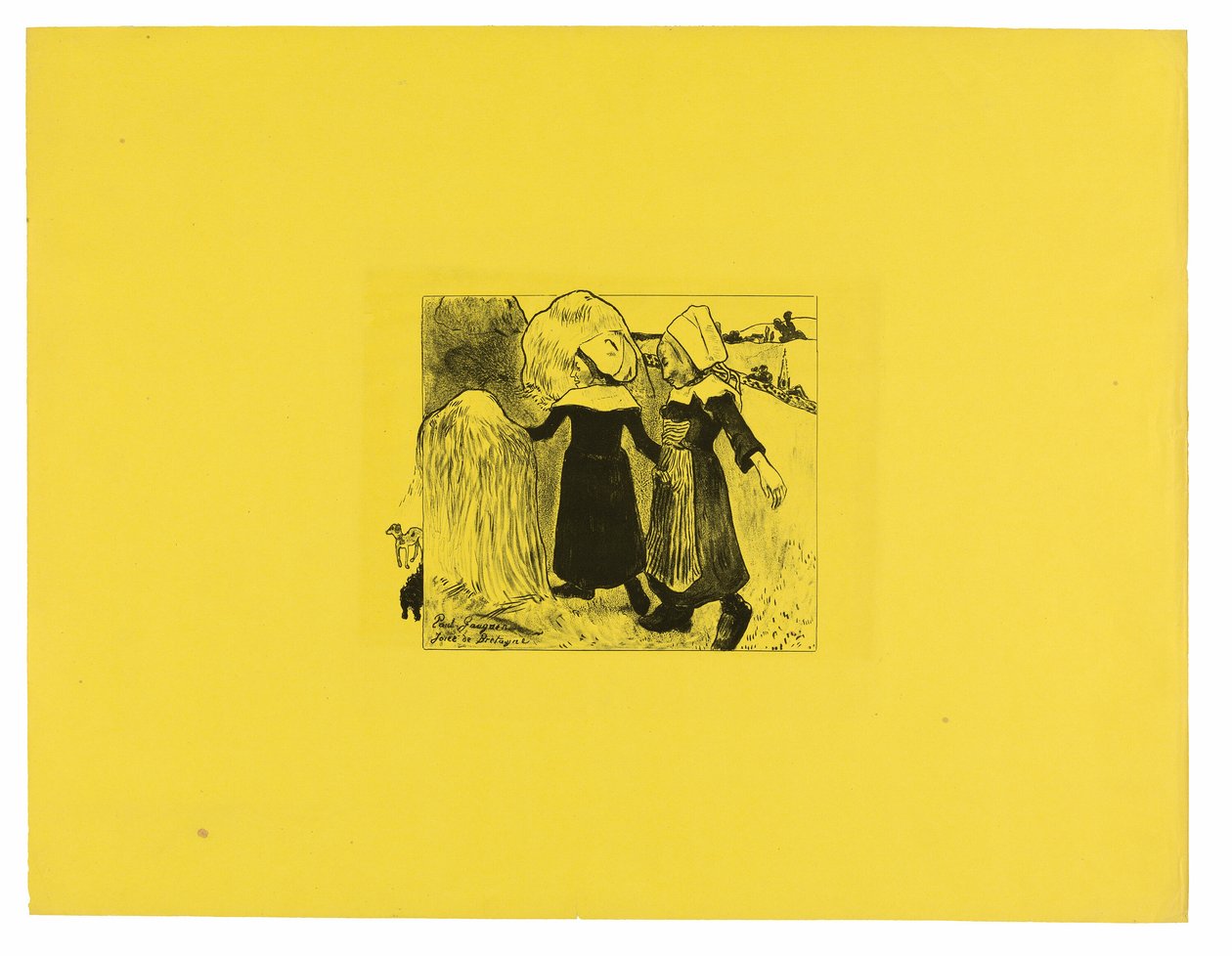 Joies de Bretagne (Bretagnes glädje), från Volpinisviten av Paul Gauguin