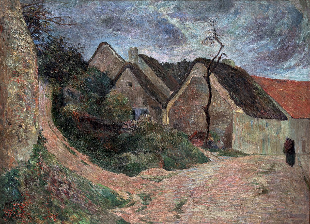 Landskap i Osny par Gauguin, Paul Eugene Henri (1848-1903). Olja på duk, storlek: 76,5x101 av Paul Gauguin