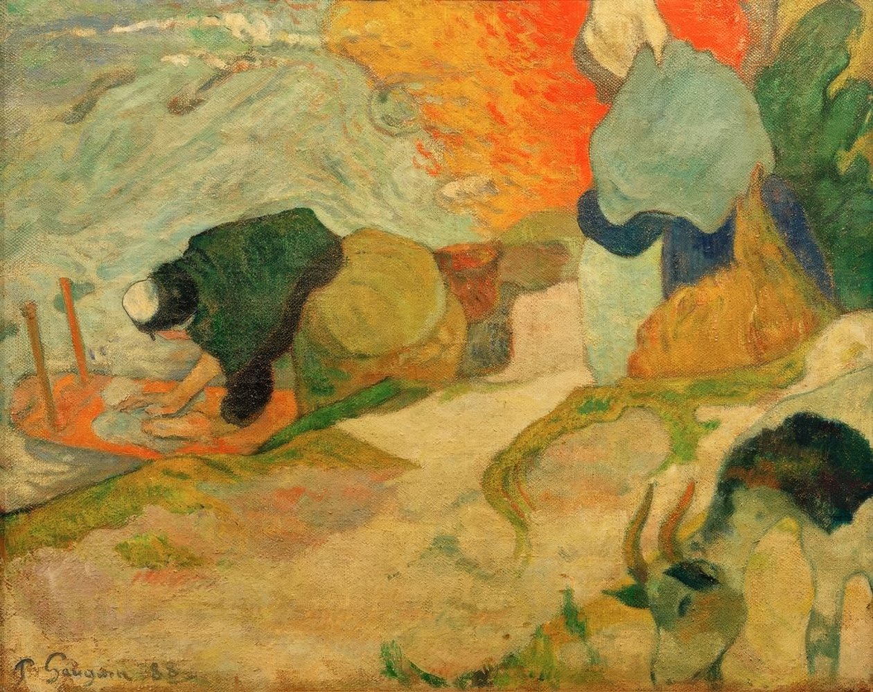 Brickor i Arles av Paul Gauguin