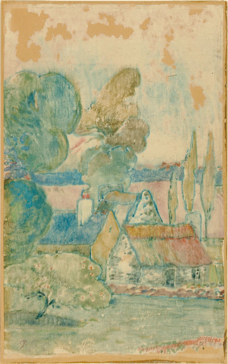 Stugorna av Paul Gauguin