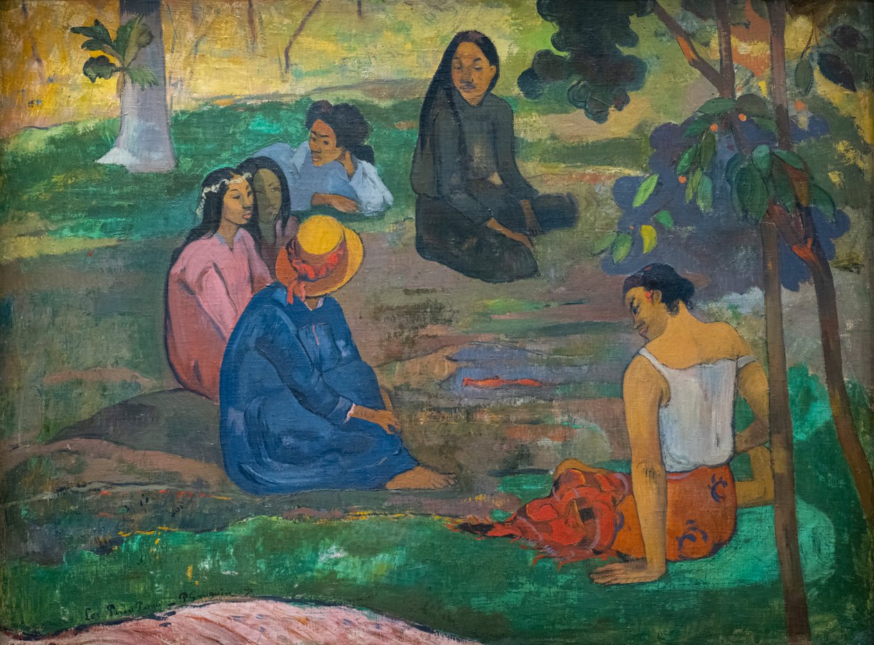 Les Parau Parau (samtal) av Paul Gauguin