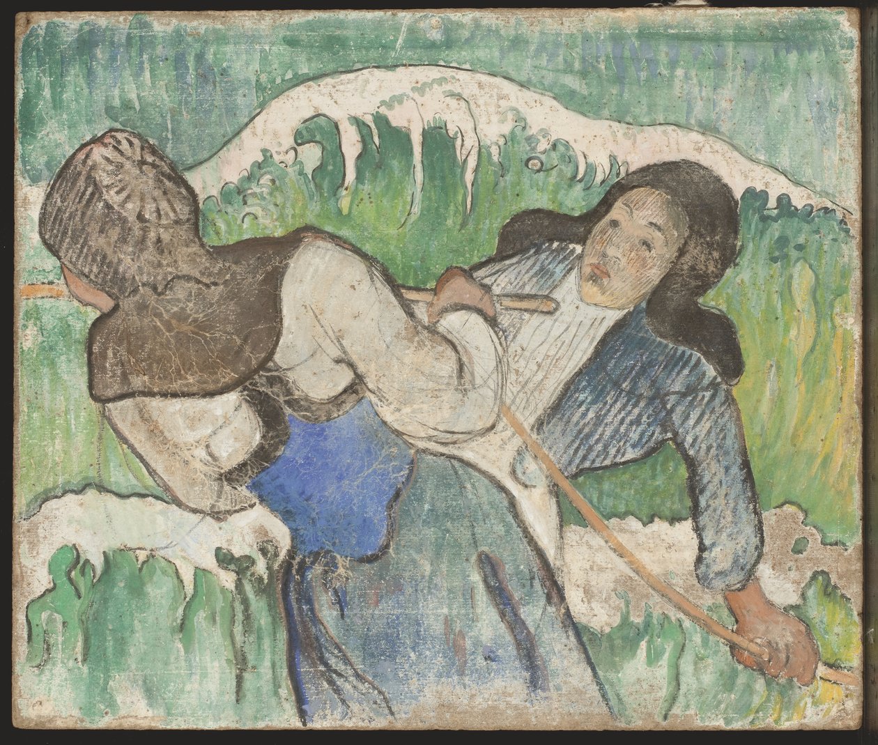 The Fisherwomen of Goëmon, ca 1888-90 av Paul Gauguin