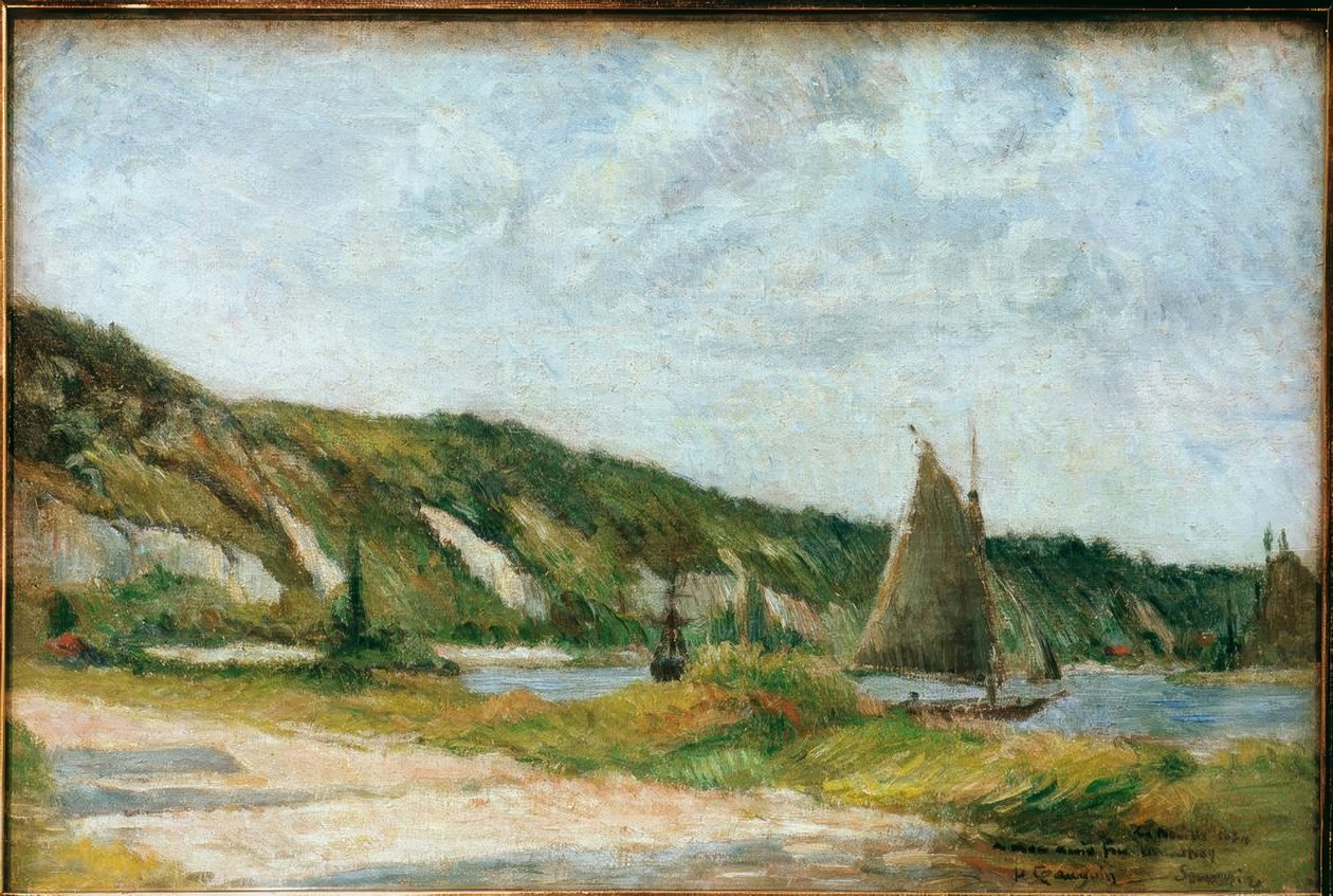 Segelbåtar av Paul Gauguin