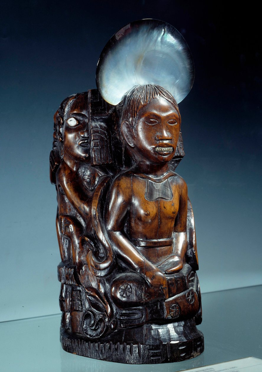 Idolen med ett skal Skulptur av Paul Gauguin (1848-1903) 1893 Paris, musee d