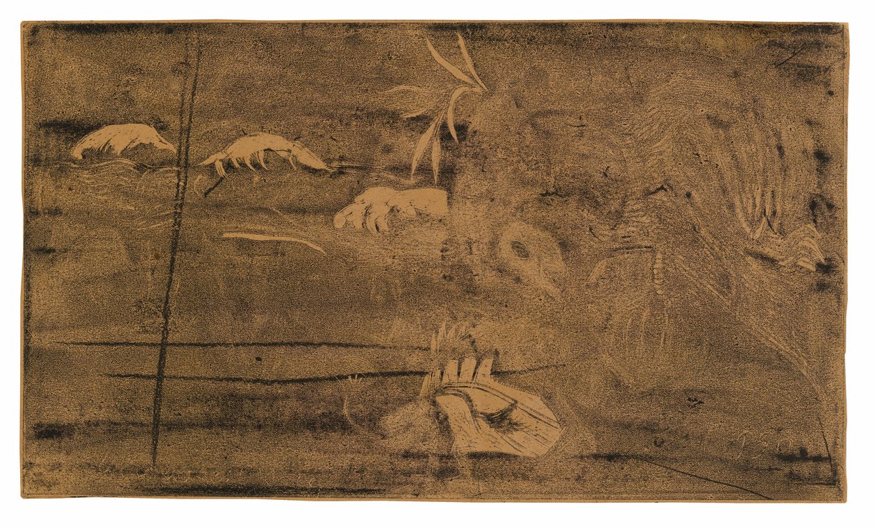 L’univers est créé (Universum skapas), från Noa Noa Suite av Paul Gauguin