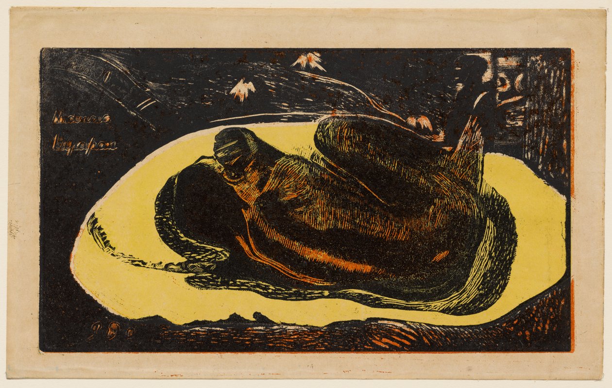 Manao Tupapau (Övervakad av de dödas andar) av Paul Gauguin
