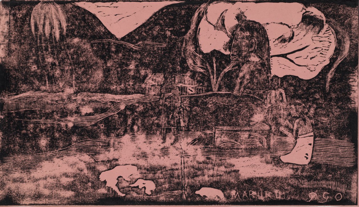 Maruru (Tacksamhetserbjudanden) av Paul Gauguin