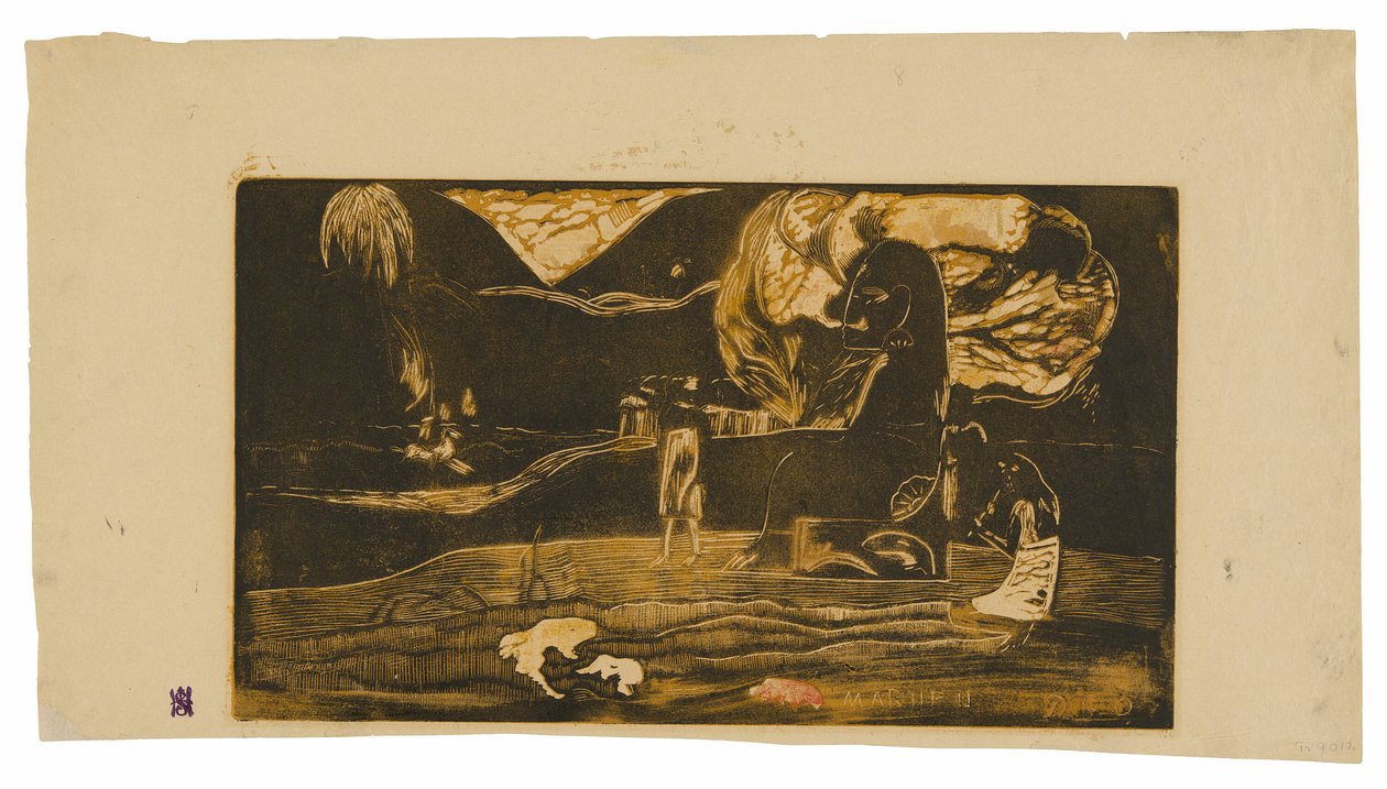 Maruru (Offerings of Gratitude), från Noa Noa Suite av Paul Gauguin