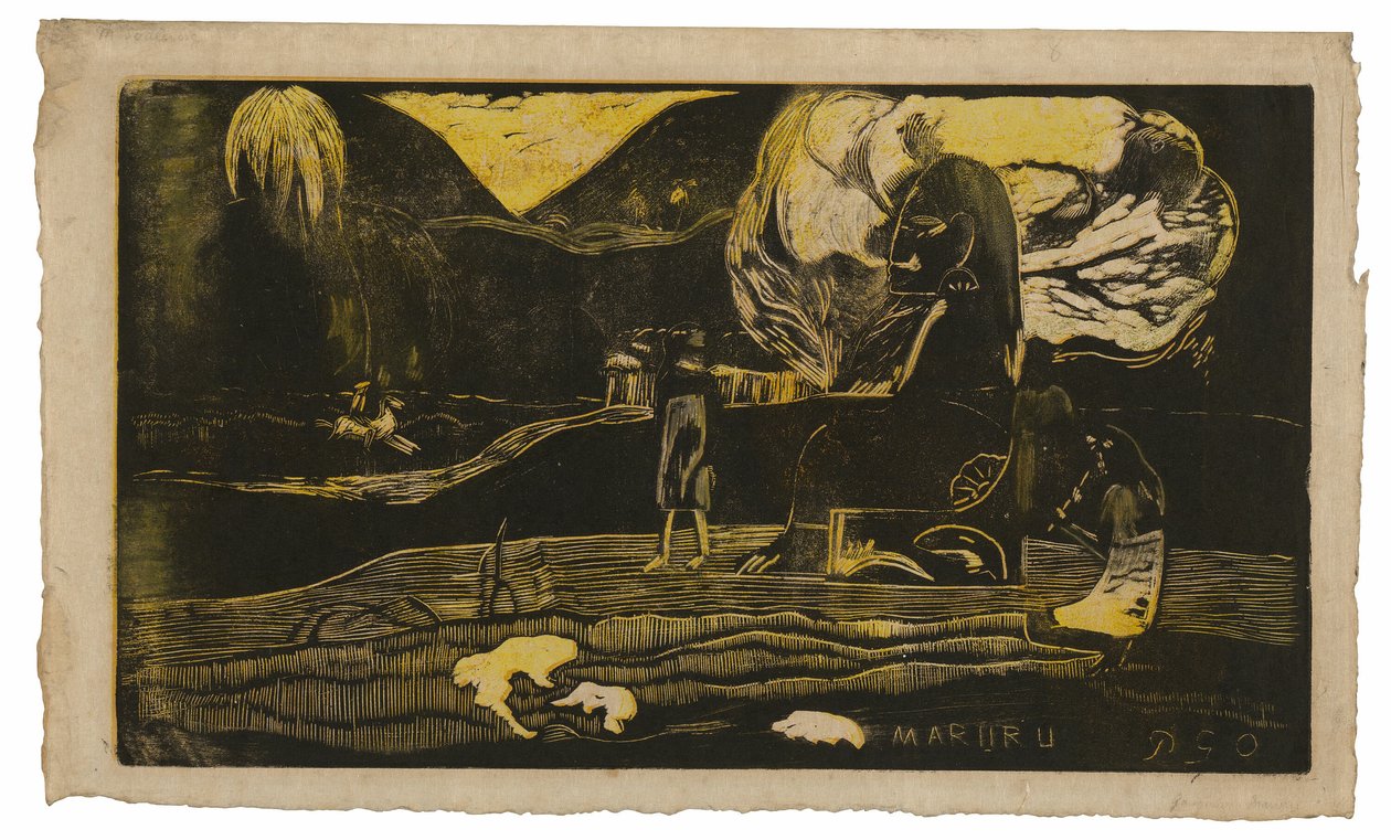 Maruru (Offerings of Gratitude), från Noa Noa Suite av Paul Gauguin