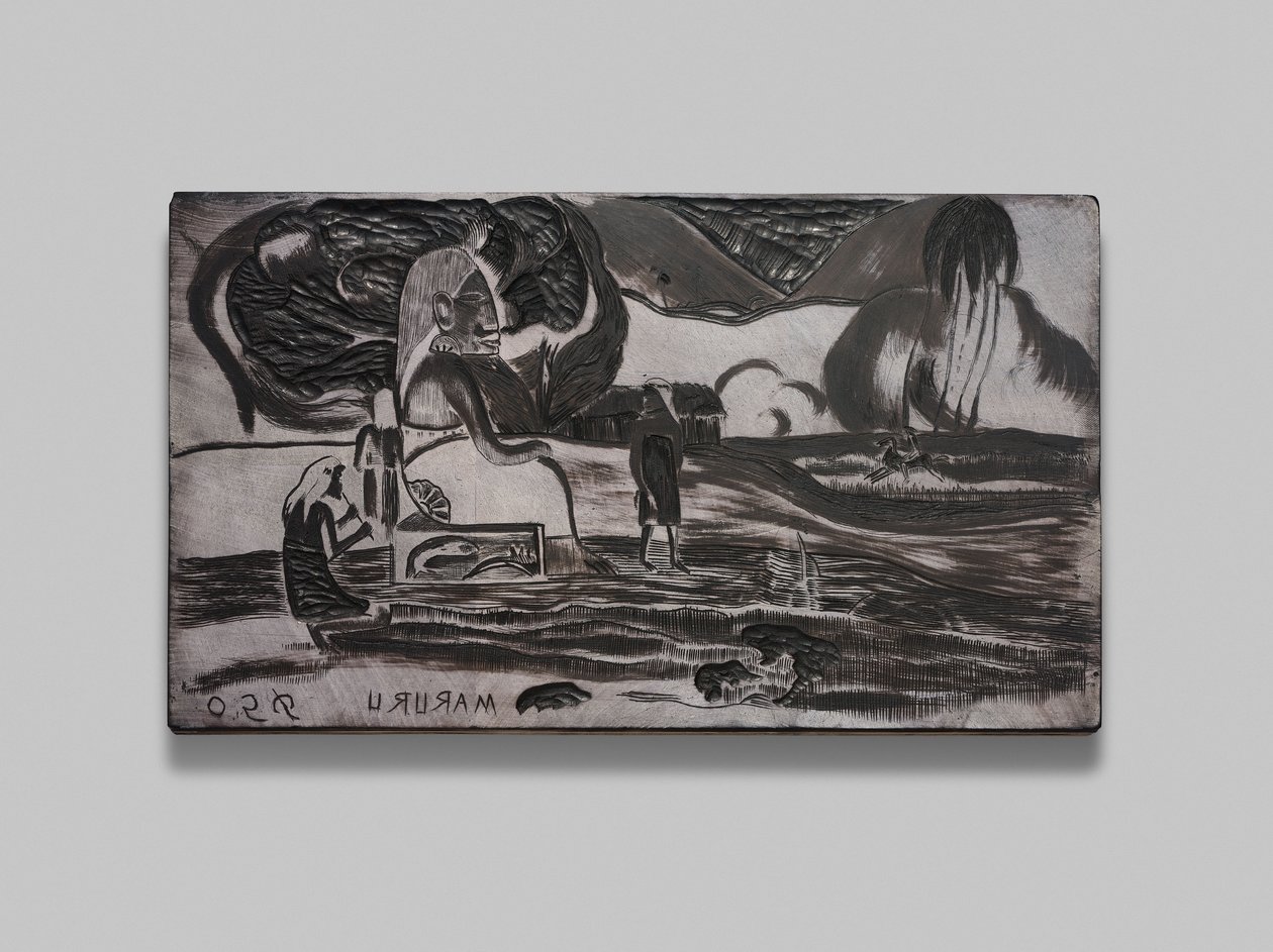 Maruru (tackoffer), ur Noa Noa-sviten av Paul Gauguin