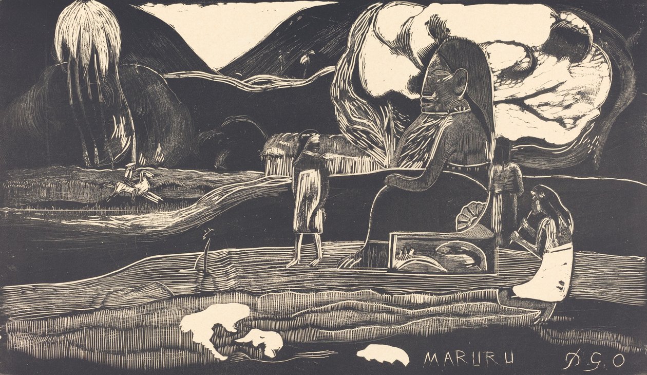 Maruru Tack. av Paul Gauguin