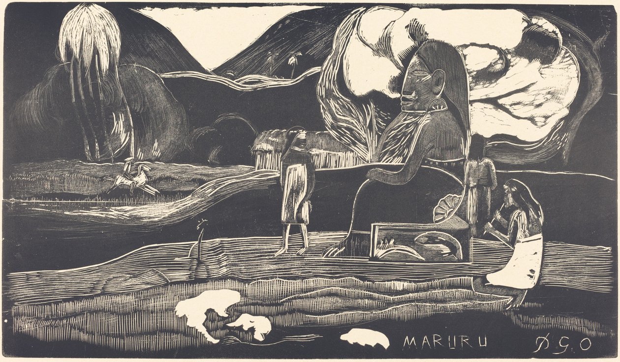 Maruru Tack, 18941895. av Paul Gauguin