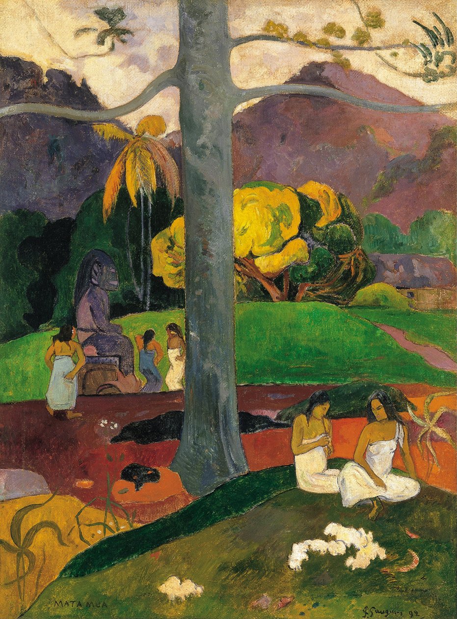 Mata Mua i gamla tider, 1892 av Paul Gauguin
