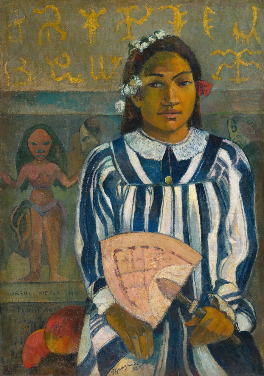 Tehamana har många föräldrar eller Tehamanas förfäder, 1893. av Paul Gauguin