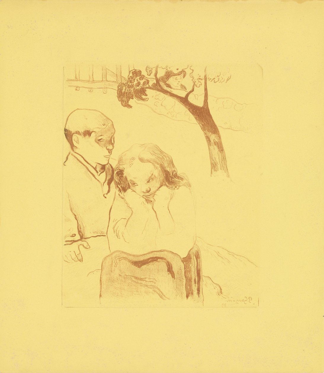 Menschliche Miseren av Paul Gauguin