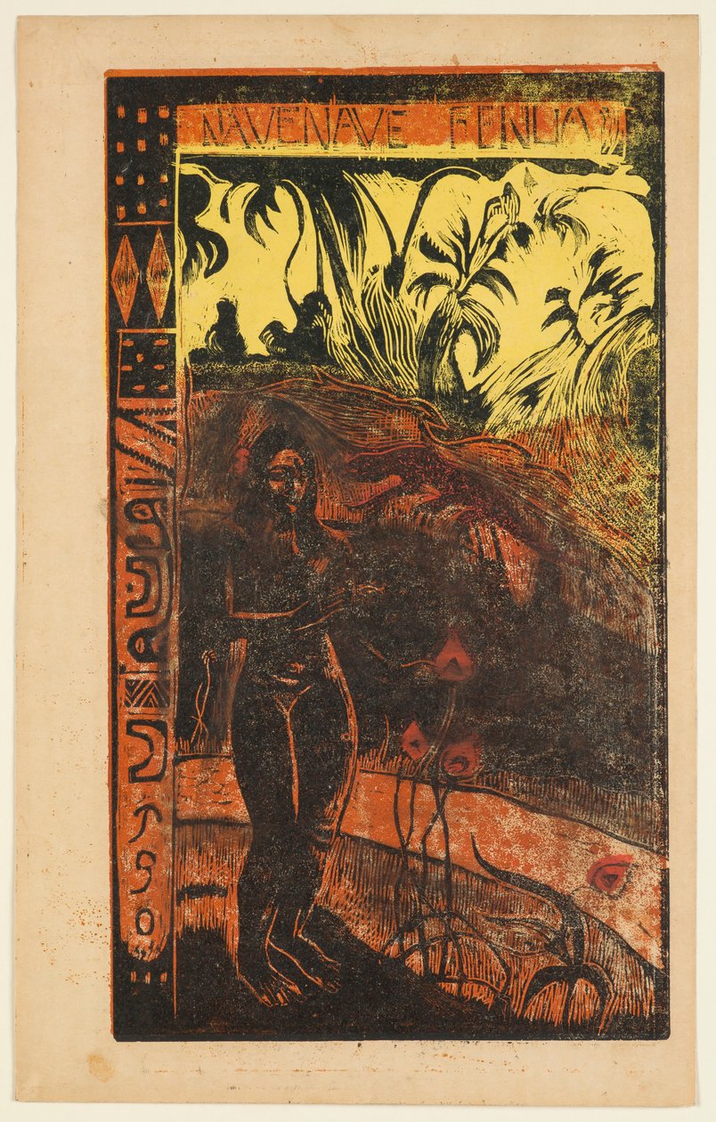 Nave Nave Fenua, från serien "Noa Noa" av Paul Gauguin