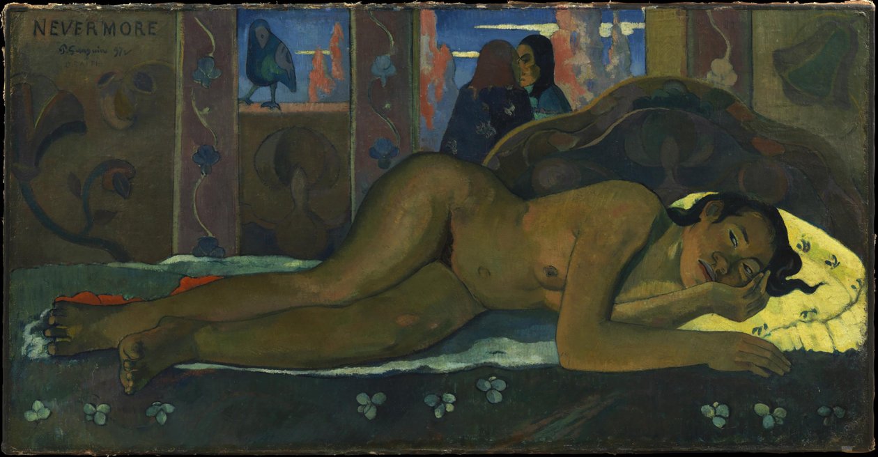 Aldrig mer, 1897. av Paul Gauguin