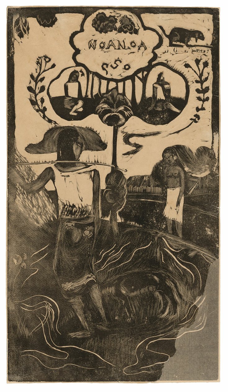 Noa Noa (Doftande), från Noa Noa Suite av Paul Gauguin