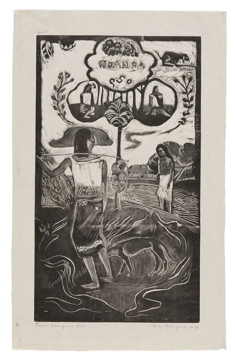 Noa Noa (Fragrant), från Noa Noa-sviten av Paul Gauguin
