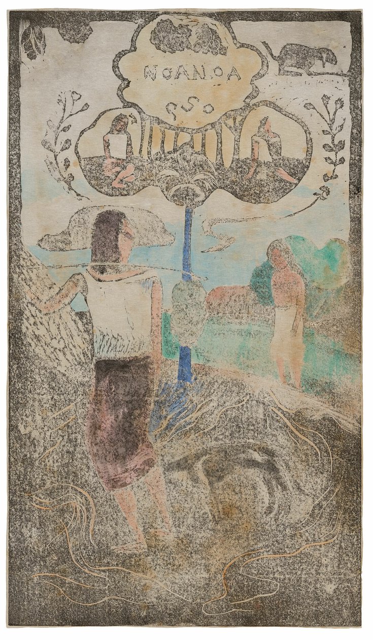 Noa Noa (Fragrant), från Noa Noa-sviten av Paul Gauguin