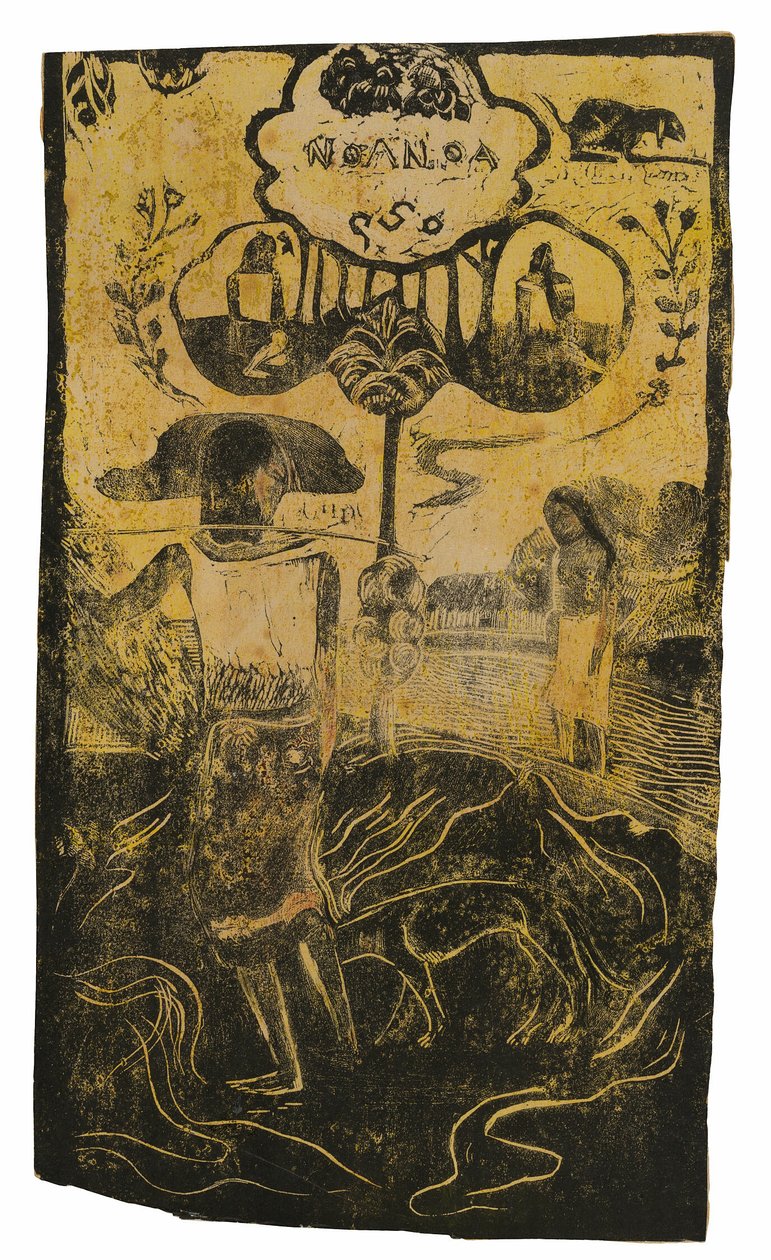 Noa Noa (Fragrant), från Noa Noa-sviten av Paul Gauguin