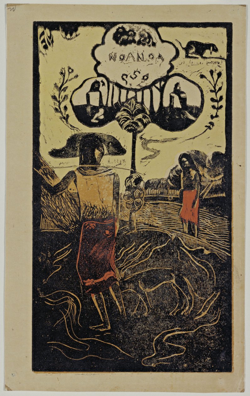 Noa Noa Doft Från serien Noa Noa, 1893-1894 av Paul Gauguin