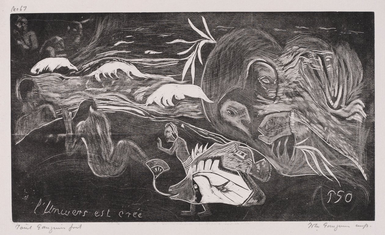 Noa Noa: Universum skapas Universum skapas, 1893-94. av Paul Gauguin