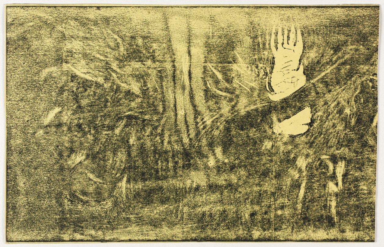 Noa Noa: The Devil Speaks Mahna No Varua Ino recto, Women Washing Clothes tergo, 1893-1894. av Paul Gauguin